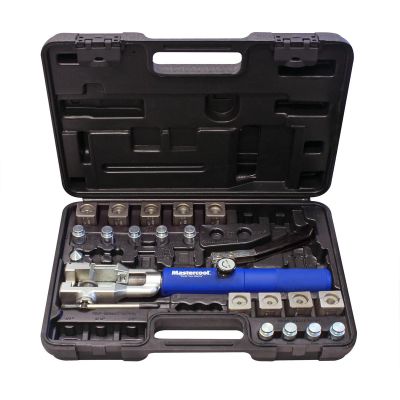 MSC72450 image(0) - Mastercool DOUBLE FLARE & METRIC BUBBLE FLARING TOOL SET