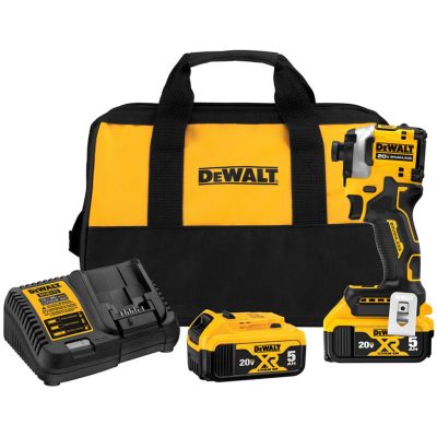 DWTDCF850P2 image(0) - DeWalt 20V MAX 3 SPEED 1/4" IMPACT DRIVER KIT