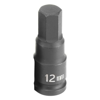 GRE1912M image(0) - Grey Pneumatic SOC 12MM 3/8D IMP HEX MALE