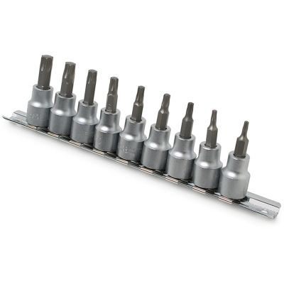 TIT16171 image(0) - TITAN 9-PC 3/8" DR STAR SOCKET BIT S