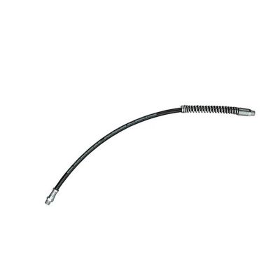 INT8019 image(0) - American Forge & Foundry AFF - Grease Gun Whip Hose w/ Heavy Duty Spring Guard - 18" Length - 3,500 PSI Working Pressure - 1/8" NPT