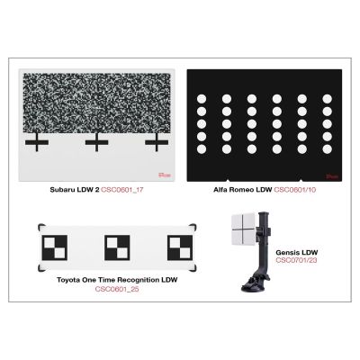 AULLDWTARGET3 image(0) - Autel ADAS Lane Departure Package 3 : LDWTARGET3 Pkg with LDW targets for Hyundai Genesis, Toyota, Subaru, Alfa Romeo