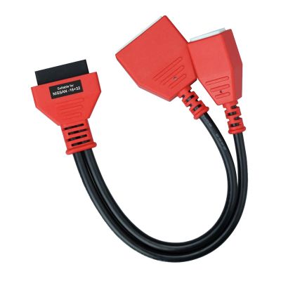 AULNIS1632 image(0) - Autel Nissan 16+32 ByPass Cable : Nissan Sentra 16x32 Secure Gtwy Adptr for bi-drctxnl dgnstcs and key/IMMO fnctns