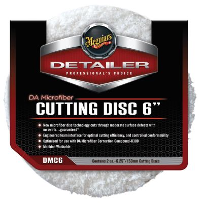 MEGDMC6 image(0) - Meguiar's Automotive DA Microber Cutting Disc 6" (2-Pack)