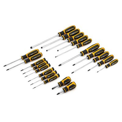 KDT80066H image(0) - 20 Pc. Phillips®/Slotted/Torx® Dual Material Screwdriver Set