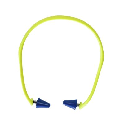 SRWS23430 image(0) - Sellstrom Sellstrom - Earplugs - Banded - Tapered - NRR 27 - Hi-Viz Green - 1/bag