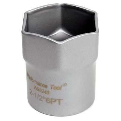 WLMW83243 image(0) - Wilmar Corp. / Performance Tool 1/2 DR Lock nut Skt 2-1/2" Hex