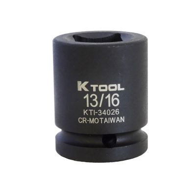 KTI34026 image(0) - K Tool International SOC 13/16 3/4D BDD WHL IMP SQ 4PT