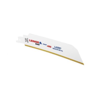 LEX21095 image(0) - Lenox Tools Reciprocating Saw Blades, 6118GR, Gold Bi-Metal