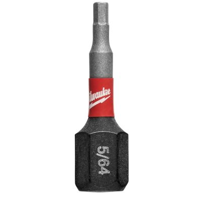 MLW48-32-4701 image(0) - Milwaukee Tool SHOCKWAVE Impact Hex 5/64" Insert Bits (Bulk 25)