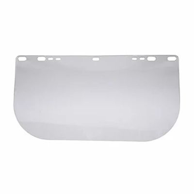 SRW29105 image(0) - Jackson Safety Jackson Safety - Replacement Windows for F10 PETG Face Shields - CLEAR - 8" x 15.5" x 0.036" - D Shaped - Unbound