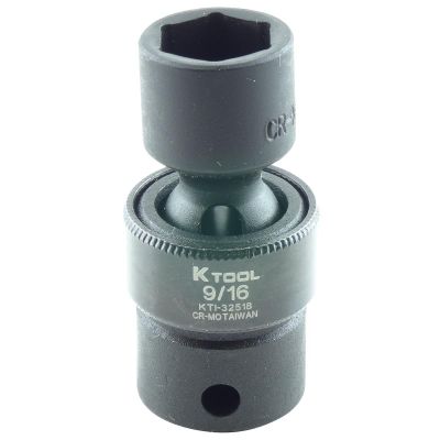 KTI32518 image(0) - K Tool International SOC 9/16 3/8D IMP UNIV 6PT SHORT