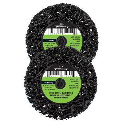 FOR71612 image(0) - Forney Industries Quick Change Stripping Disc, 2 in (2-Pack of Forney 71954)