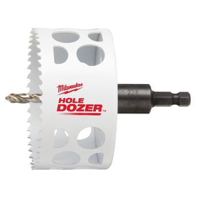 MLW49-56-9682 image(0) - Milwaukee Tool 3-1/2" Hole Dozer Bi-Metal Hole Saw with Arbor