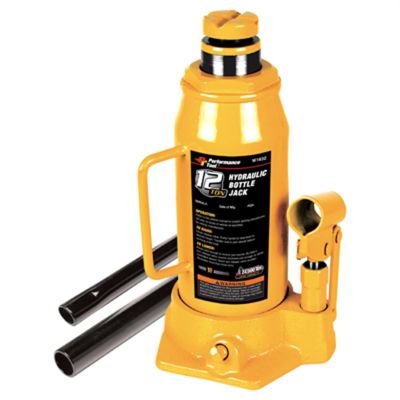 WLMW1632 image(0) - Wilmar Corp. / Performance Tool 12 Ton Hydraulic Bottle Jack