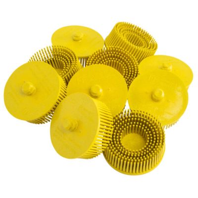 SRK13357 image(0) - Shark Industries 2" Yellow Finger Disc - 80 Grit - 10 Pk