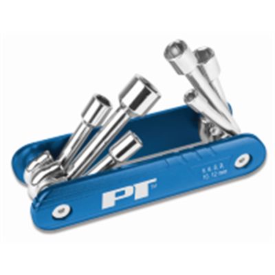 WLMW9211 image(0) - Wilmar Corp. / Performance Tool 6pc MET Folding Nut-Driver Set