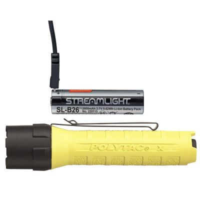 STL88611 image(0) - Streamlight PolyTac X USB Multi-Fuel Polymer Flashlight, Yellow