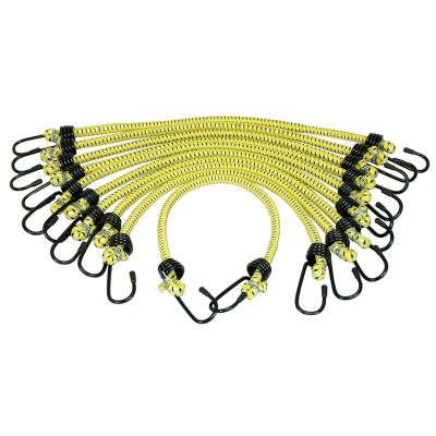 KTI73830 image(0) - K Tool International 10PK BUNGEE CORD 3/8IN. X 18IN. GENERAL PURPOSE