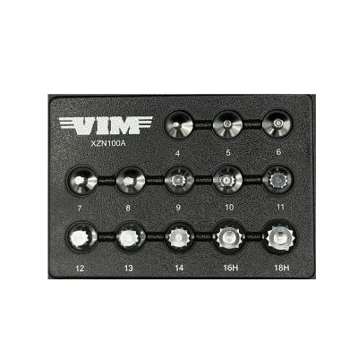 VIMXZN100A image(0) - VIM Tools 13 Piece XZN Driver Set - 3/8 Inch Drive