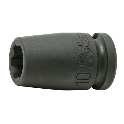 KKN13425-10EPL image(0) - Ko-ken USA 13425-10EPL 3/8 Sq. Dr. Impact TORXplusÂ® 10EPL Low Profile Socket - Length 32mm