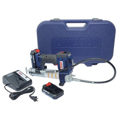 LIN1884 image(0) - Lincoln Lubrication Lithium-Ion PowerLuber 20-Volt Battery-Operated Cordless Grease Gun