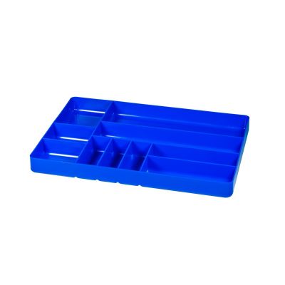 ERN5012 image(1) - Ernst Mfg. 10 Compartment Tray - Blue