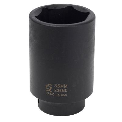 SUN236MD image(0) - Sunex 1/2 in. Drive Deep Impact Socket, 36