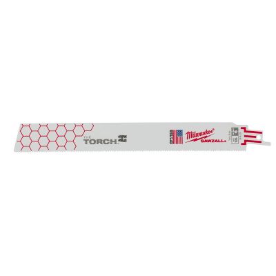 MLW48-01-2768 image(0) - Milwaukee Tool 9" 18 TPI  The Torch SAWZALL Blades (10 Pk Bulk)