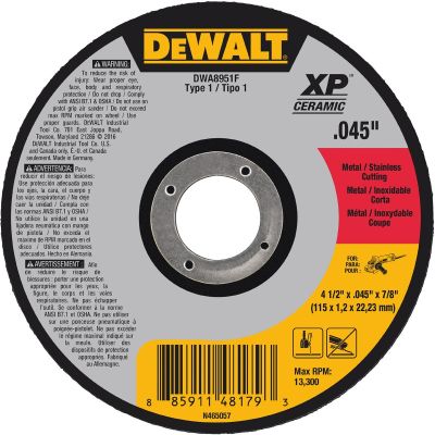 DWTDWA8953F image(0) - DeWalt 6" x .045" x 7/8" XP Ceramic Type