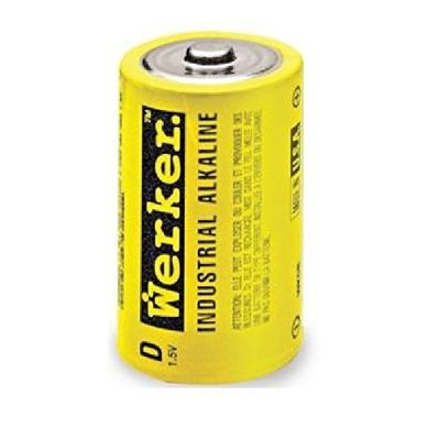 CSUBATDCELL2PK image(0) - Chaos Safety Supplies Werker D Alkaline Batteries