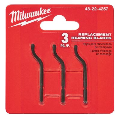 MLW48-22-4257 image(0) - Milwaukee Tool 3 PC Replacement Reaming Blades