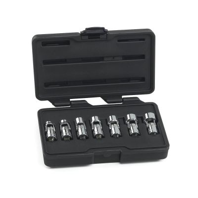 KDT80564 image(0) - GearWrench 7PC 3/8" DRIVE 6PT FLEX SAE SOCKET SET