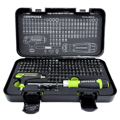 GETMBS132 image(0) - Grip Edge Tools 132-PC R.P.T. Multi-Bit set