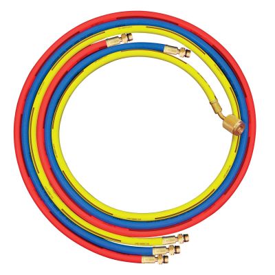 MSC83660 image(0) - Mastercool R1234yf set of 3 hoses. Red, blue and yellow