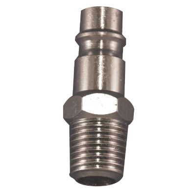 MILS760 image(0) - Milton Industries HI-Flo V-Style 1/4" MNPT Brass Plug 2/cd