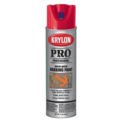 DUP7313 image(0) - Krylon Mark Paint Apwa Brilliant Red 15 oz.