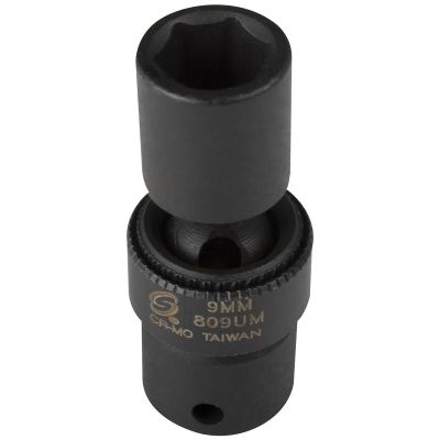 SUN809UM image(0) - Sunex SOCKET IMPACT FLEX 9MM 1/4IN. DRIVE STD 6 POINT