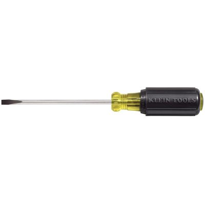 KLE601-4 image(0) - Klein Tools Screwdriver Cushn-Grip Cabinet Tip 3/16"x4"