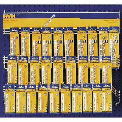 HAN67502 image(0) - Hanson 58PC Reduced Shank HSS Drill Bit Display