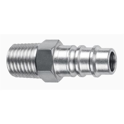 AMFCP91-10 image(0) - Amflo 1/4" Coupler Plug with 1/4" Male thread HI-FLO- Pack of 10