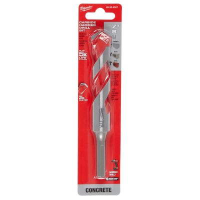 MLW48-20-9047 image(0) - Milwaukee Tool 7/8" x 4" x 6" Carbide Hammer Drill Bit with POWER TIP