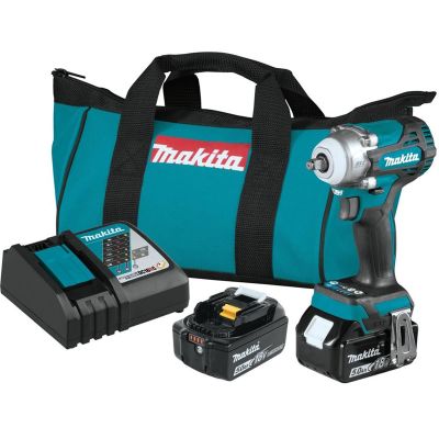 MAKXWT16T image(0) - Makita 18V 3/8"Impact Wrench Kit