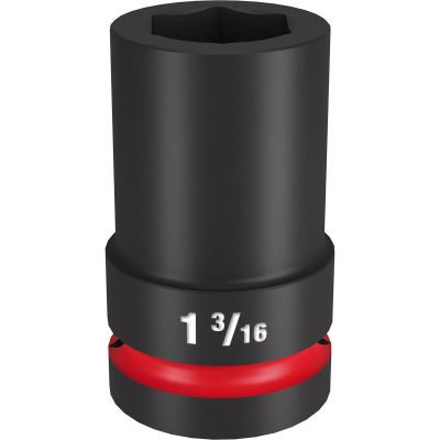 MLW49-66-6507 image(0) - Milwaukee Tool SHOCKWAVE Impact Duty  1"Drive 1-3/16" Deep 6 Point Socket