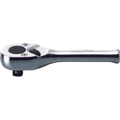 KKN2753PS image(0) - Ko-ken USA 1/4 Sq. Dr. Ratchet Handle  20 teeth Short Length 75mm