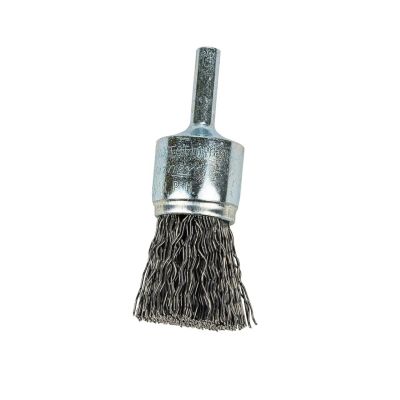 FOR60001 image(0) - Forney Industries Command PRO End Brush, Crimped, 3/4 in x .020 in x 1/4 in Shank