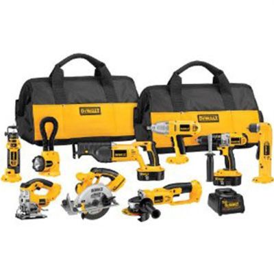 DWTDCK950X image(0) - DeWalt 18-Volt XRP Cordless 9-Tool Combo Kit