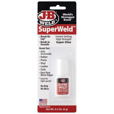 JBW33106 image(0) - J B Weld J-B Weld 33106 SuperWeld Glue - Clear Super Glue - 0.2 oz.