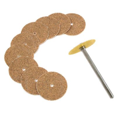 FOR60234 image(0) - Forney Industries 11-Piece Sanding Disc Set, Medium Grit, 7/8 in x 1/8 in Mandrel