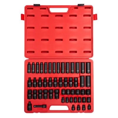 SUN3351 image(0) - Sunex 3/8" Drive 51 Piece Metric Impact Socket Set